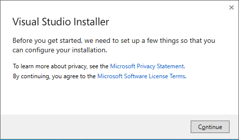 visual studio installer